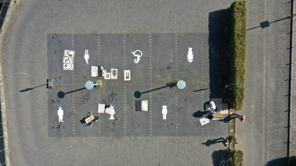 „Pikto-Parkplatz“ in Viersen